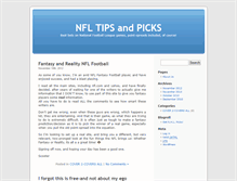 Tablet Screenshot of nfltips.net